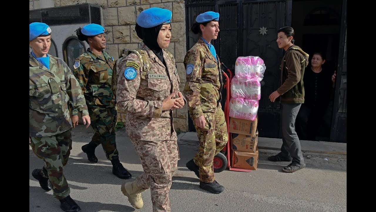 UNIFIL Female Assessment/Analysis Support Team (FAST) patrols in Rmeish