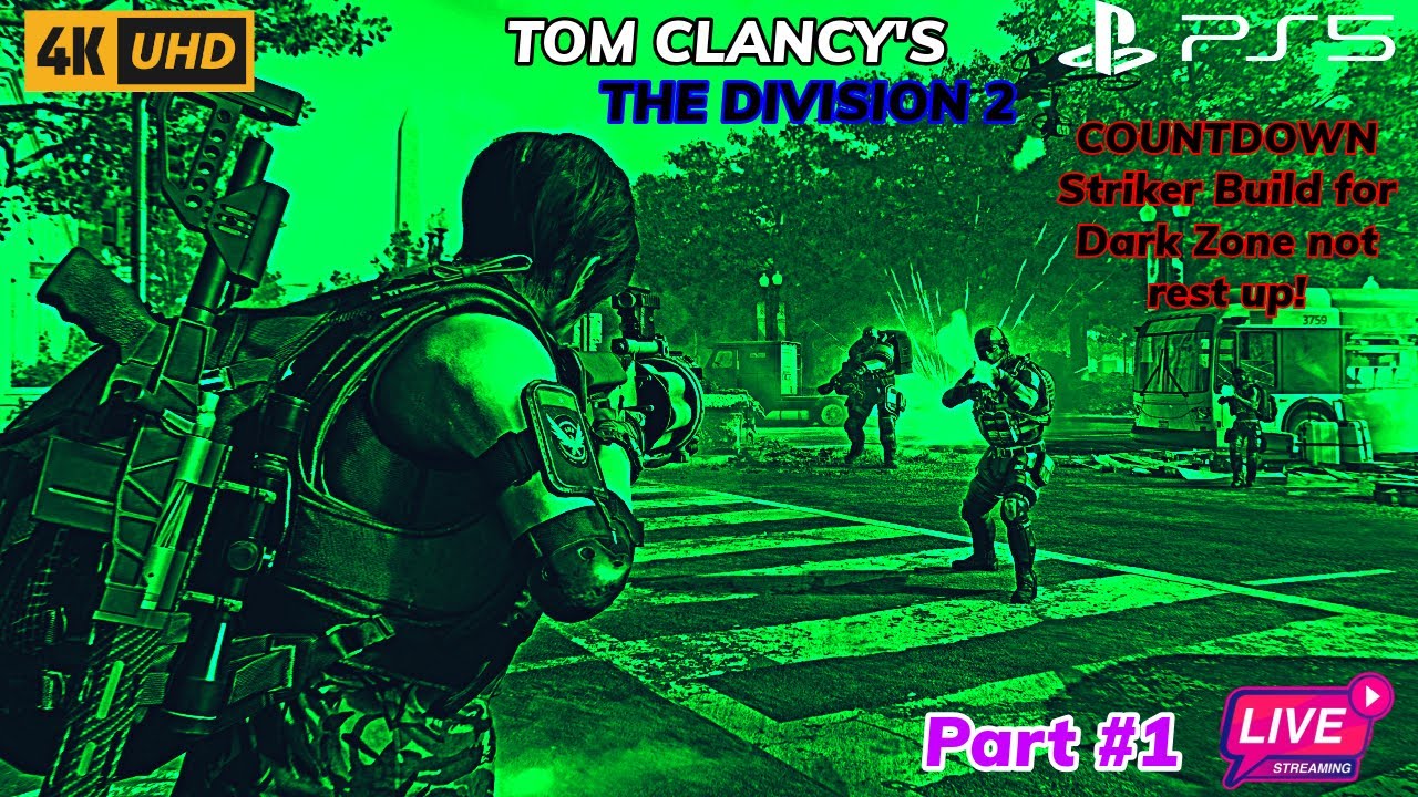 Tom Clancy's The Division 2 Countdown Striker build for Dark zone #1 on PS5