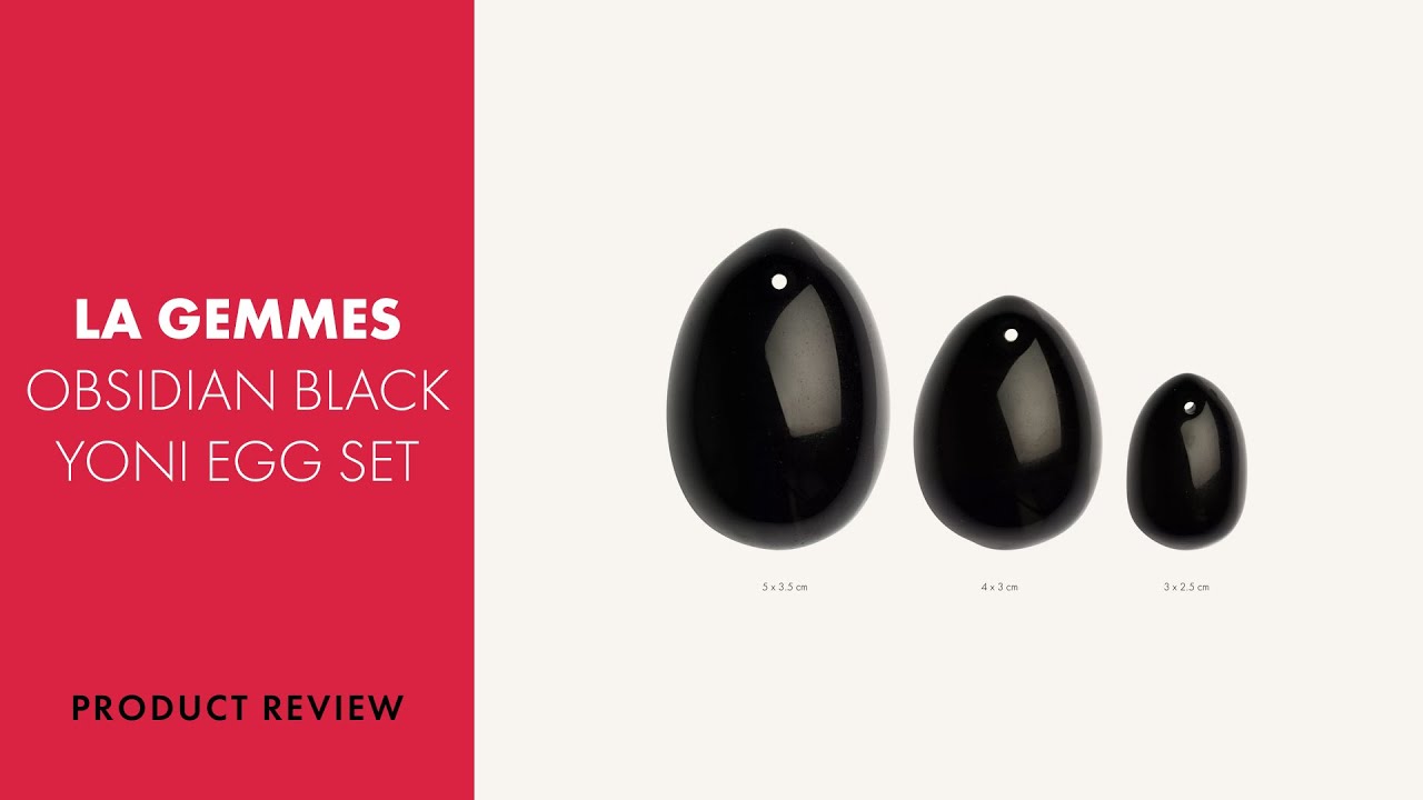 La Gemmes Obsidian Black Yoni Egg Set Review | PABO