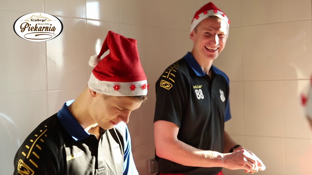 Piłkarze Sandecji Nowy Sącz w Piekarni Szubryt