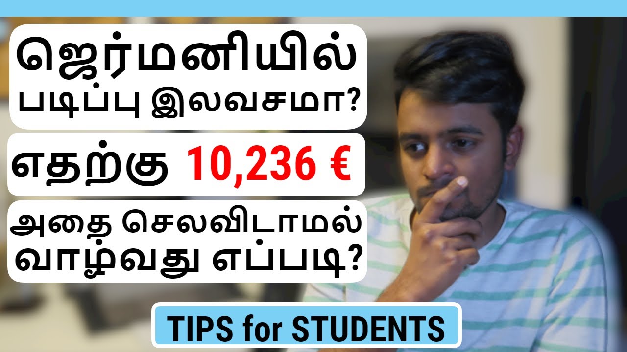 How To live without spending blocked account money in Germany Students Tips | Tamil Vlog | All4Food