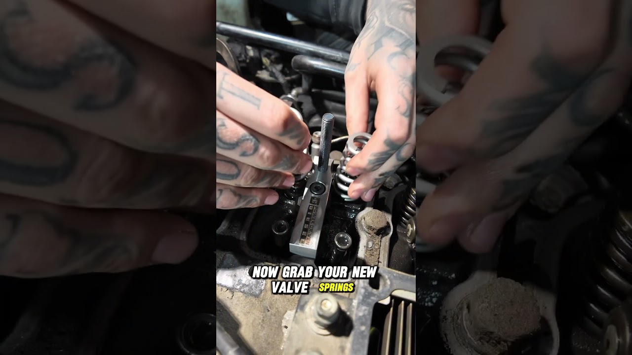 How I change valve springs on a 12 valve #cummins #diesel #mechanic