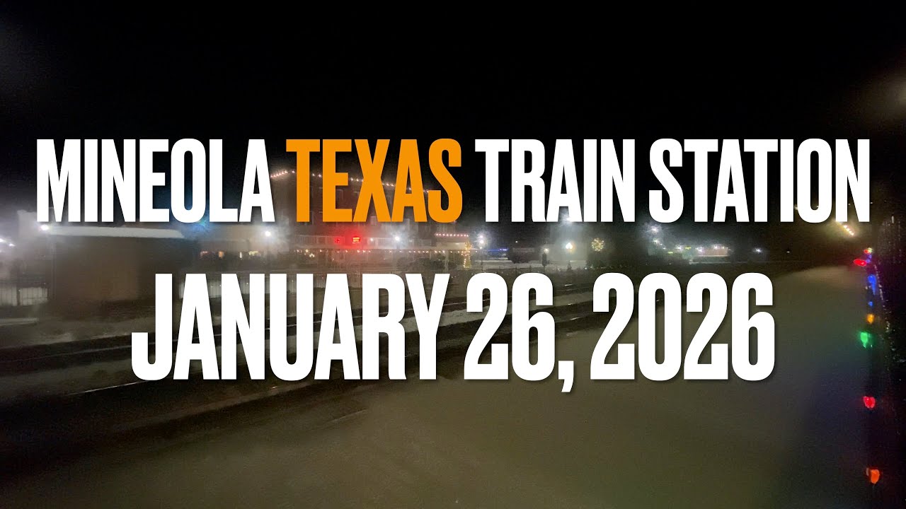 Mineola Texas Train Station Camera4 January 26, 2026 4K 30fps