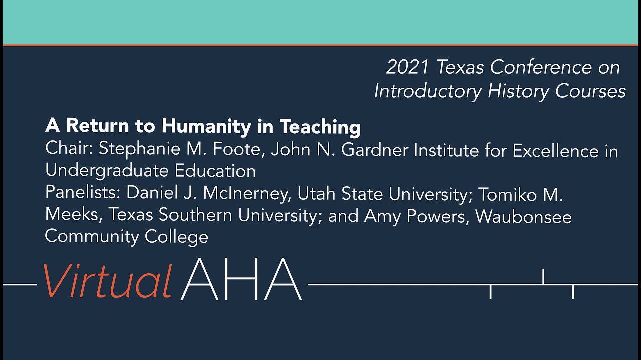 A Return to Humanity in Teaching