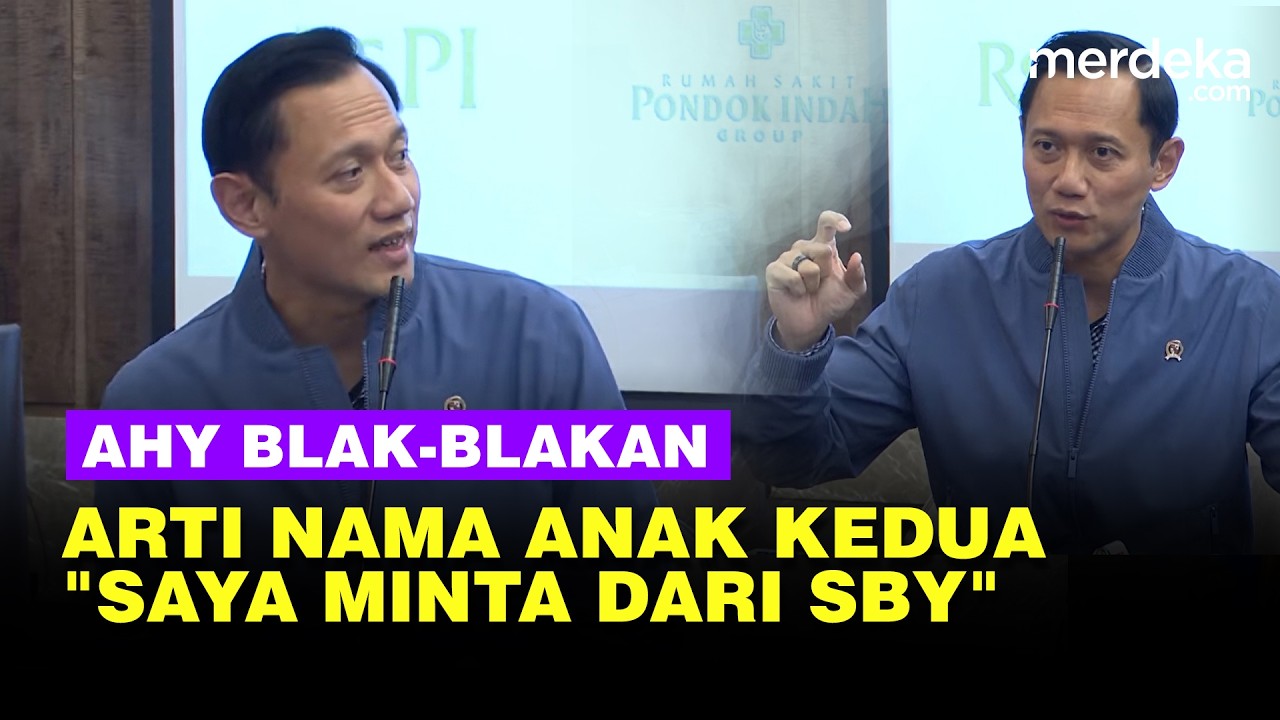 AHY Blak-blakan Arti Nama Anak Kedua Arjuna Hanyokrokusumo Yudhoyono: Saya Minta Dari SBY!