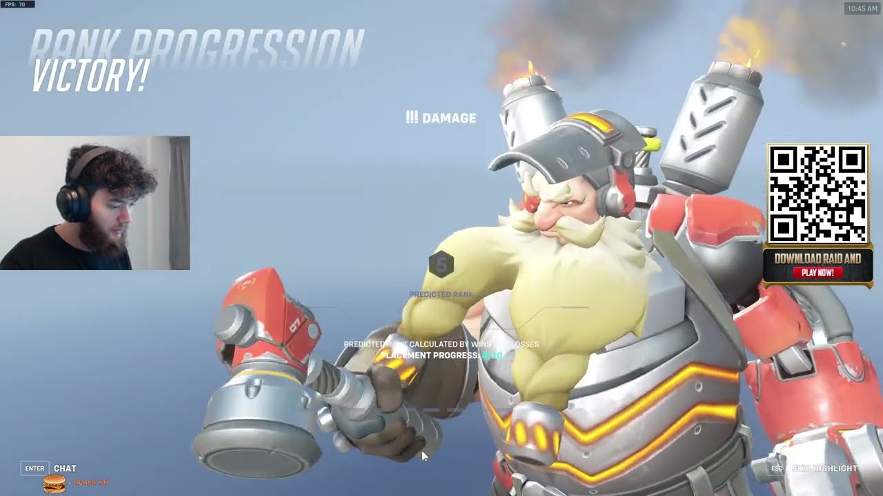 Dafran TORBJORN COMPETITIVE Gameplay! [ OVERWATCH VOD Replays ]