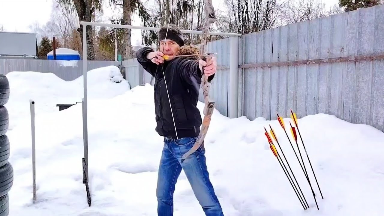 Вольные стрелки. Владимир Высоцкий. Стрельба из лука по снежкам и льдышкам. 