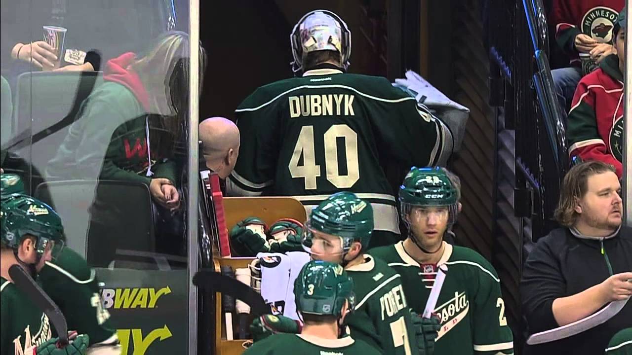 Gotta See It: Dubnyk leaves with lower body injury