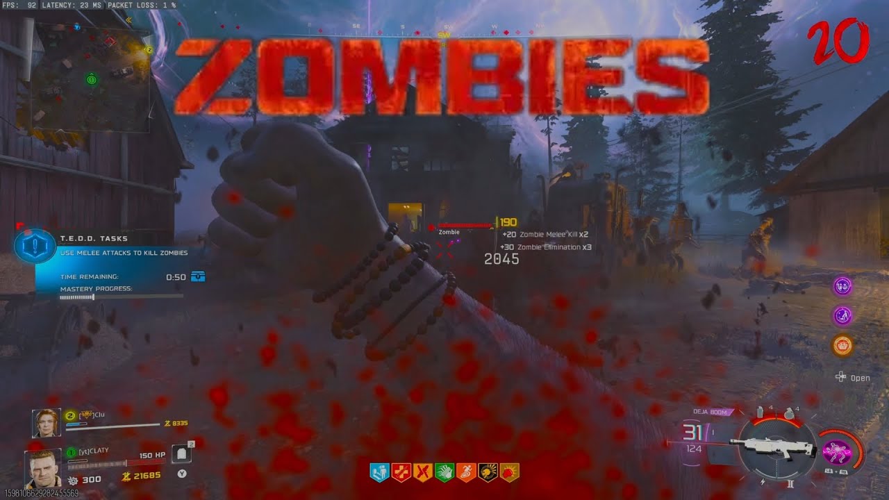 COD BO7 ZOMBIE ACTION!!!!!