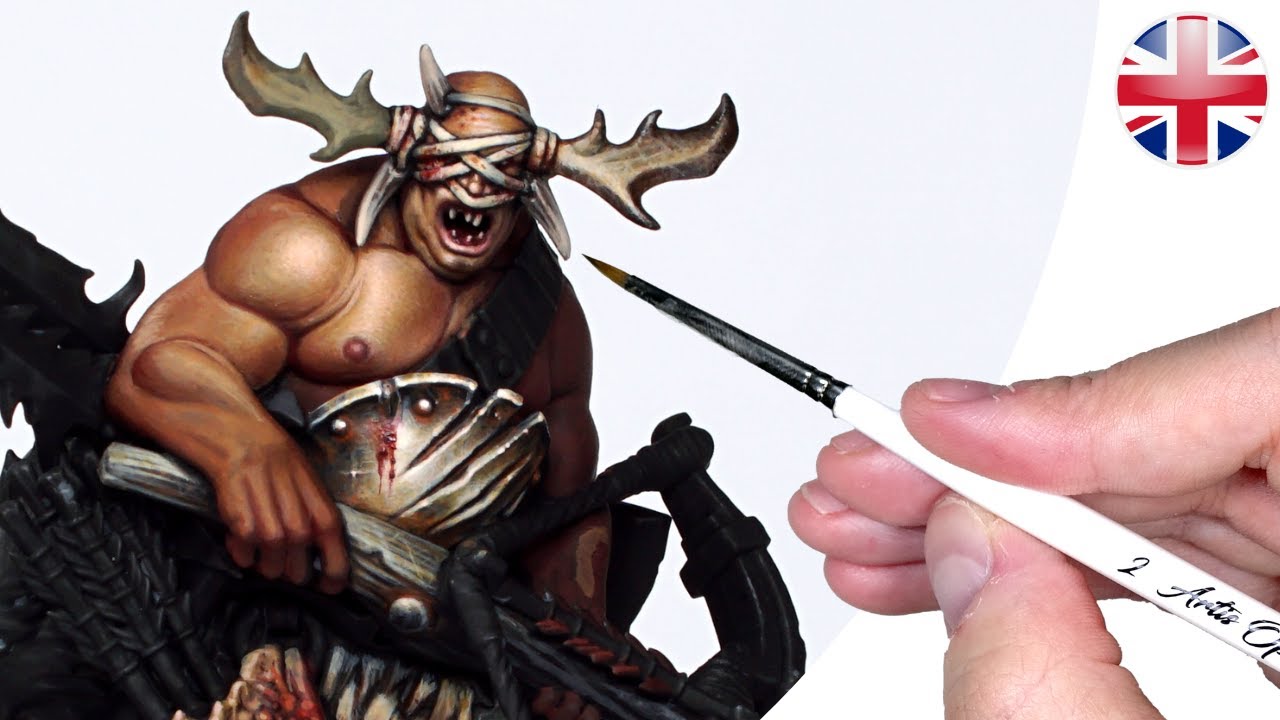 How to paint Bloodpelt Hunter /Bronzed skin / Ogor Mawtribes / AGE OF SIGMAR / Warhammer.