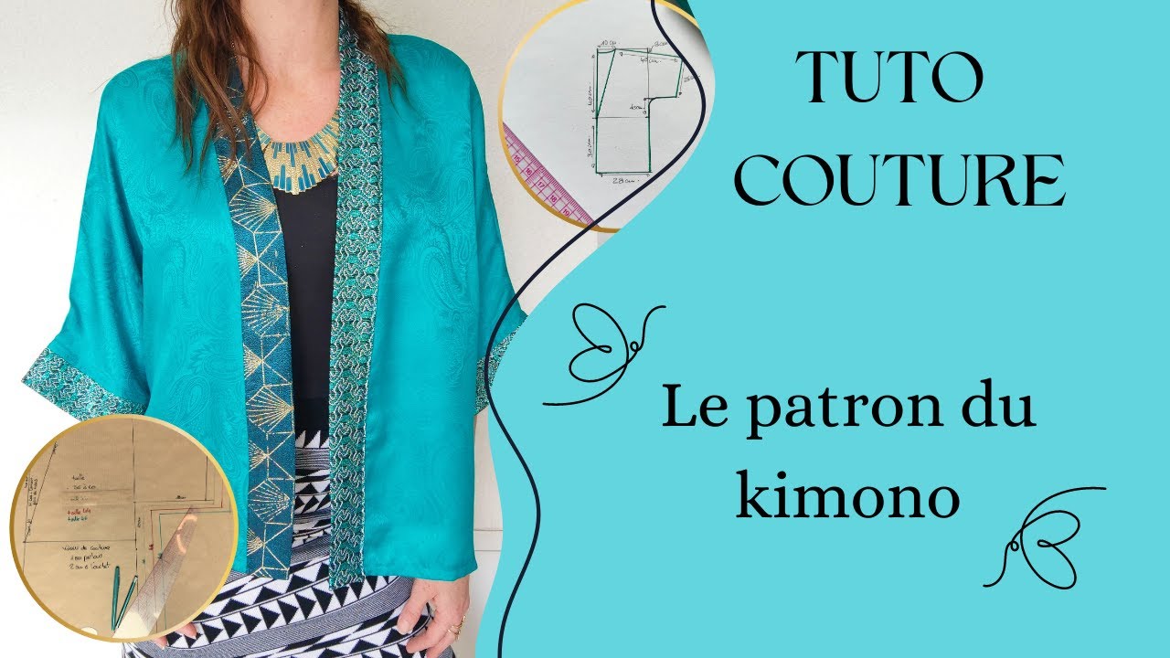 Tuto couture : Le patron du kimono
