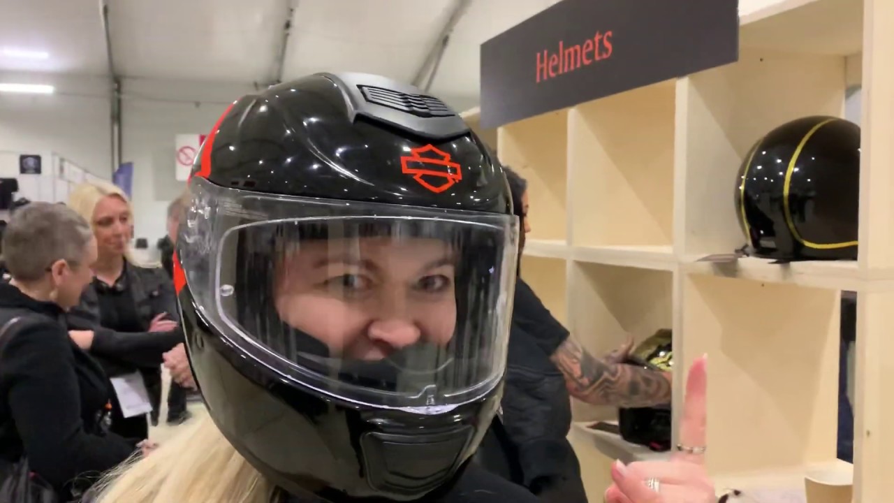 New Helmets Harley-Davidson 2020 in Paris presentation & Karen Davidson