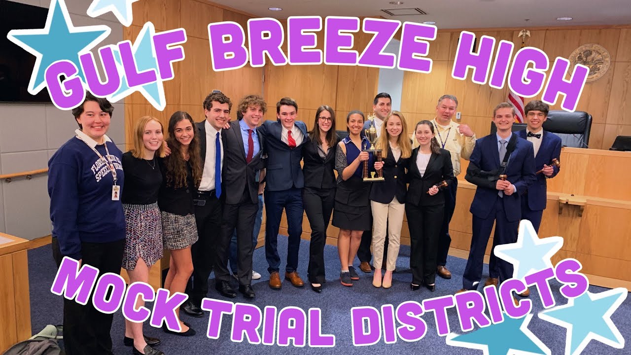 Mock Trial Districts Vlog 2019 | Gulf Breeze High Mock Trial