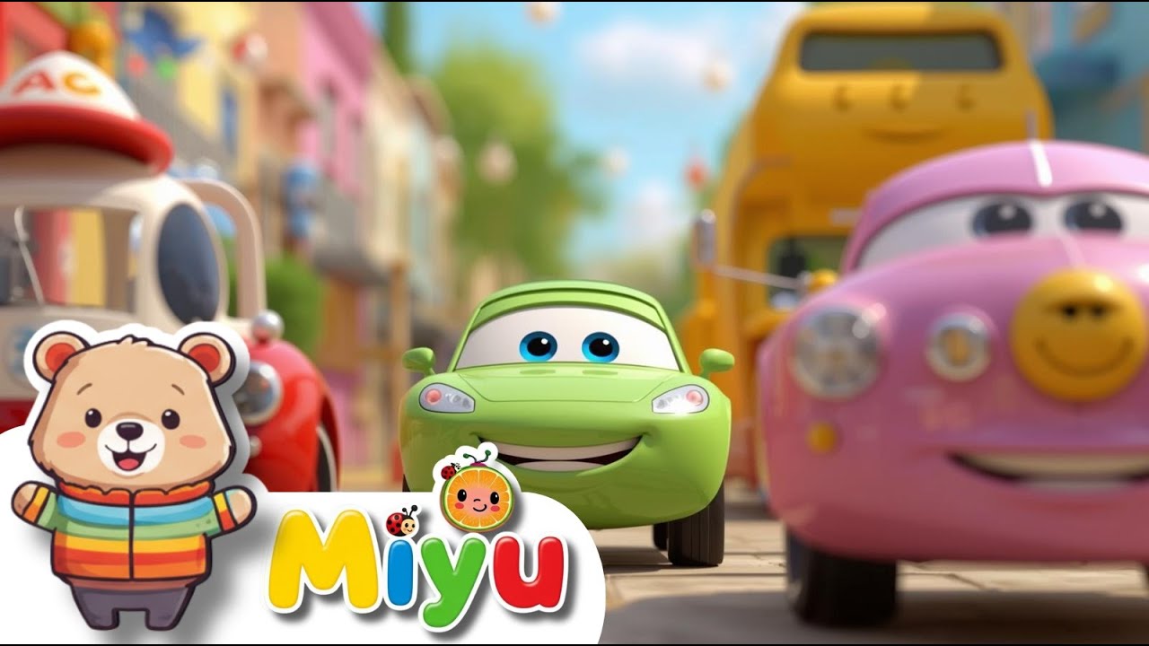 🎵✨ Leer Kleuren, Tellen & Zingen met Miyu Kinderliedjes! 🎨🚗 Het Kleurenlied & Meer!