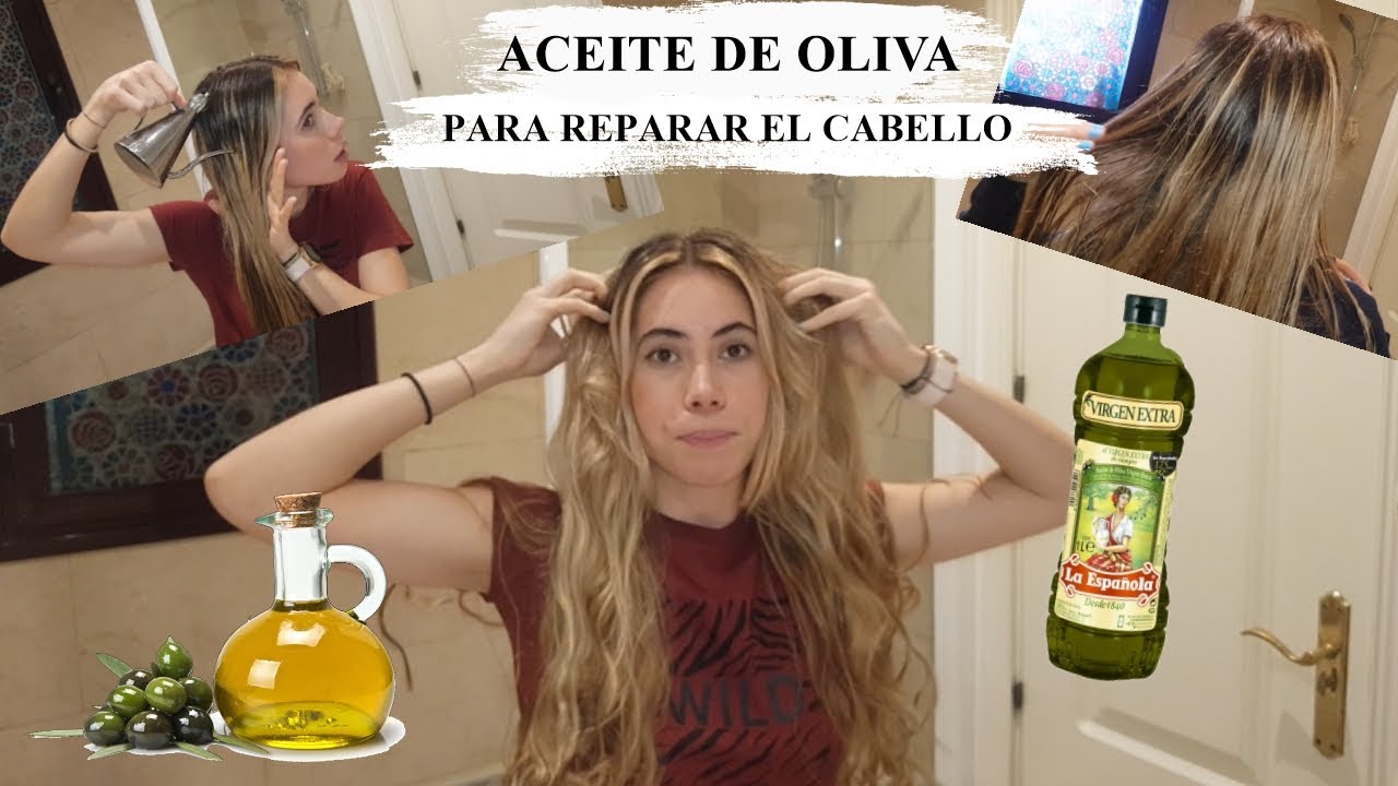 ¡RECUPERA tu CABELLO DAÑADO con ACEITE DE OLIVA! 🌿✨ Hidratación y Brillo Natural