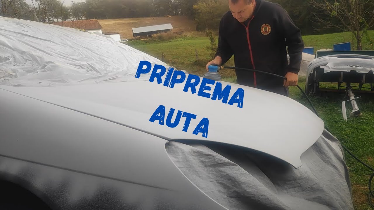 Farbanje Auta Napolju - Priprema Auta Deo 1/5