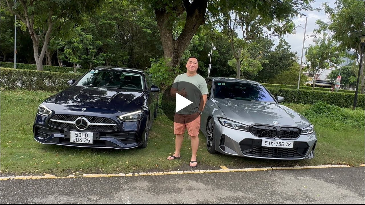 BMW 330i Msport LCI 2023 và Mercedes C300 AMG 2023 all new| so sánh chi tiết| cảm nhận lái in video.