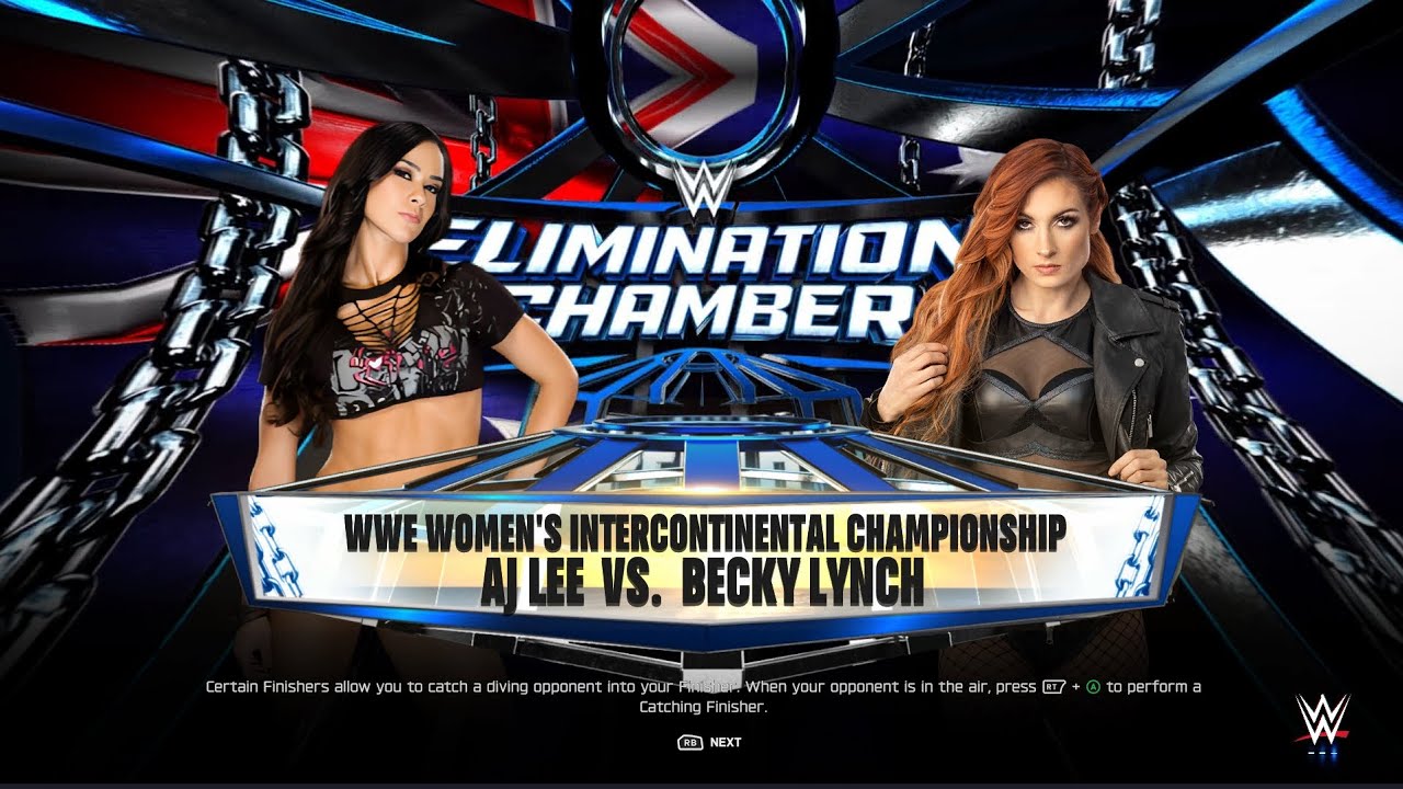 AJ LEE VS BECKY LYNCH(ELIMINATION CHAMBER 2026)