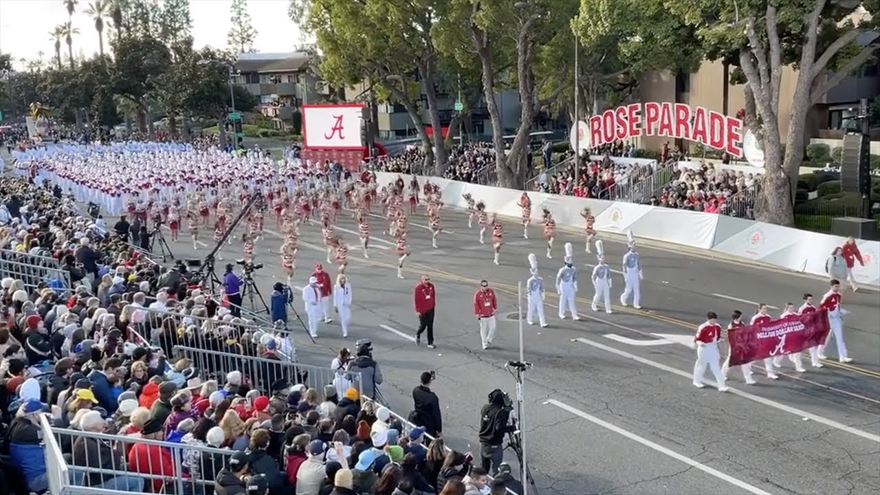 University of Alabama Million Dollar Band - 2024 Rose Parade
