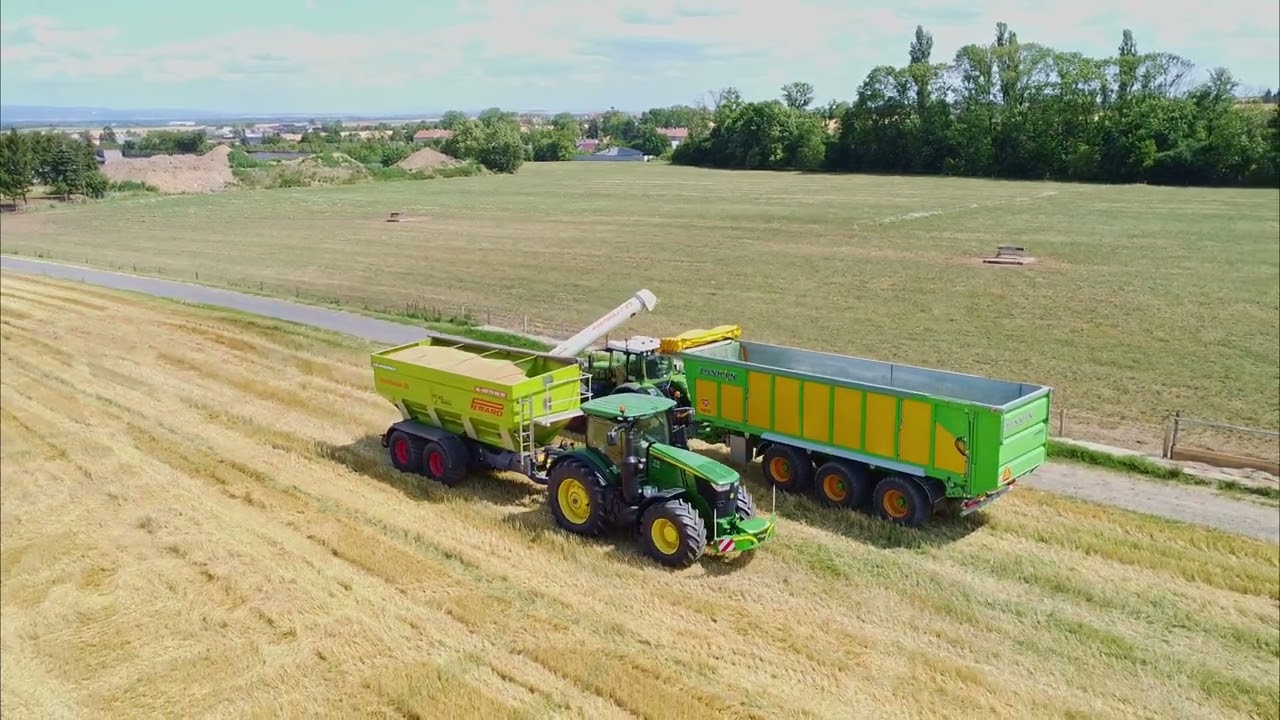 ŽNĚ 2022 | John Deere 7270R + Perard Interbenne 25 | Fendt 933 Vario GEN 6 + Joskin Drakkar