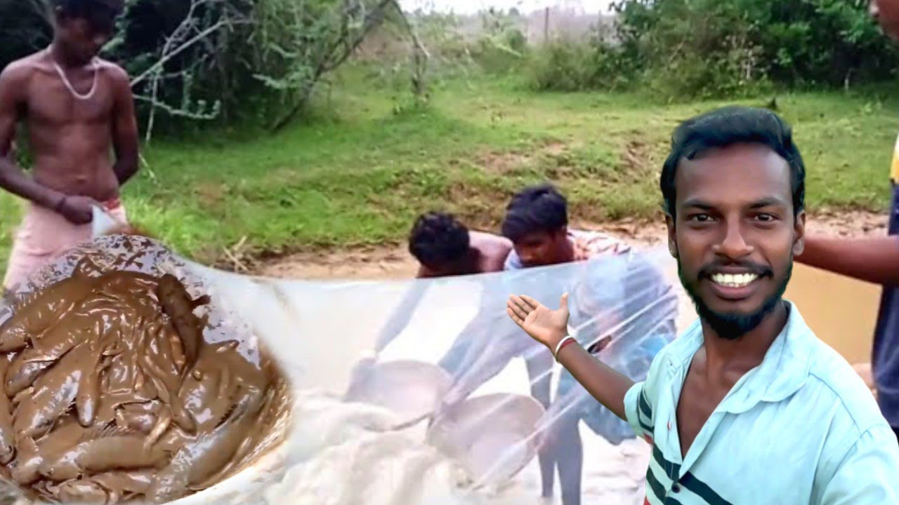 தண்ணீர் இரைச்சு மீன் புடிக்க போறோம் Village Fishing Method #fishing 