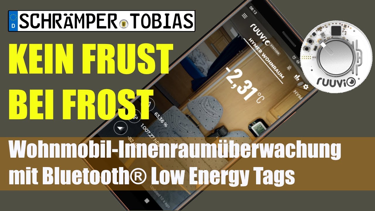 Schrämper Tobias: Innenraumüberwachung Wohnmobil (Temperatur und Feuchte) mit Bluetooth LE Sensoren