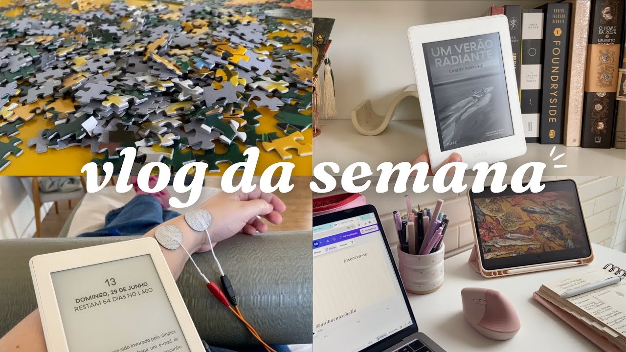Lendo romances, mudando o cabelo & montando um quebra-cabeça de 1000 peças