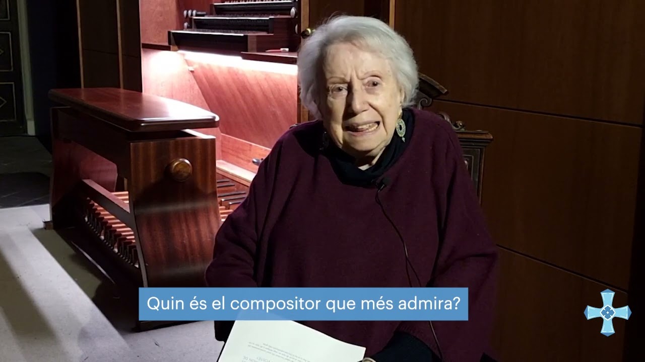 Entrevista a l'organista de 97 anys Montserrat Torrent i Serra