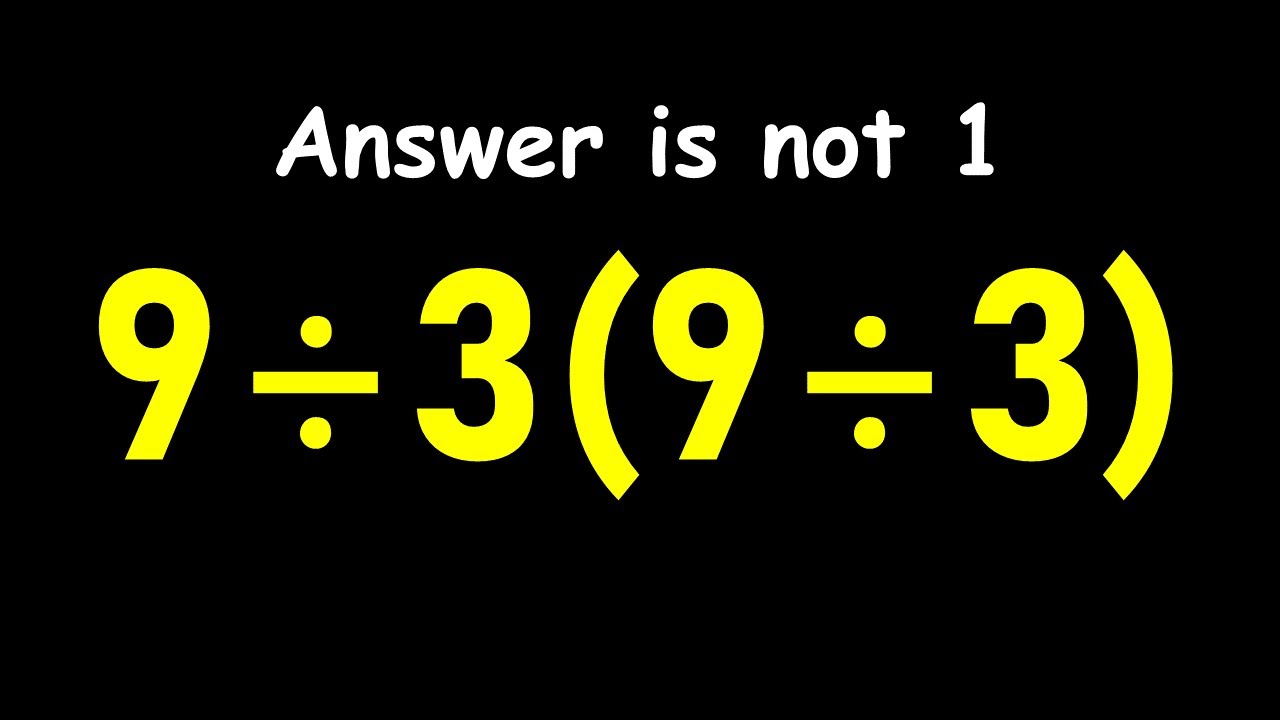 This Simple Math Question Stumps Everyone!