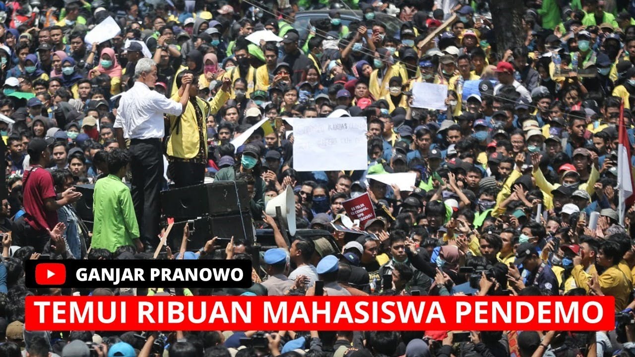 Temui Ribuan Mahasiswa Pendemo