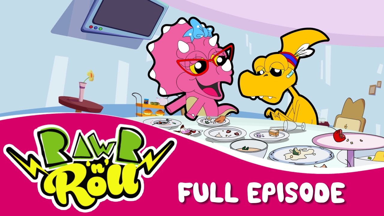RAWR 'n' ROLL | Do Not Waste Food | Season 1 Episode 13 | Children Cartoon