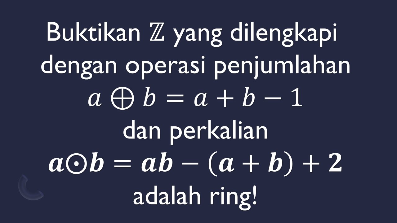 Ring dan Subring