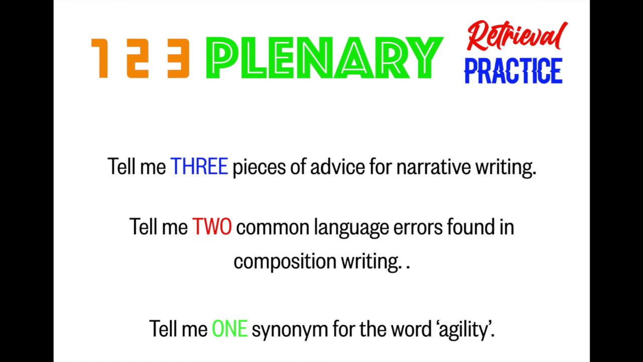 O Level English Language: Advice for Compositions