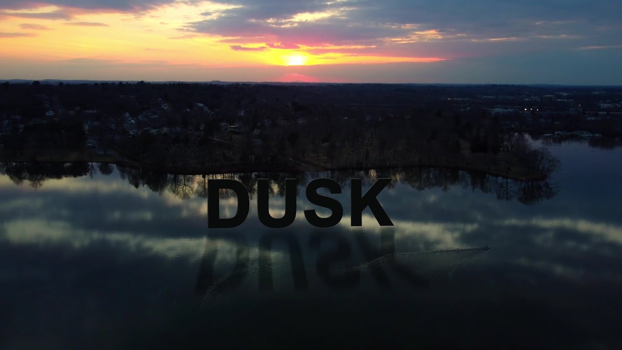 DJI Mini 2 Another Dusk at Lake Quannapowitt
