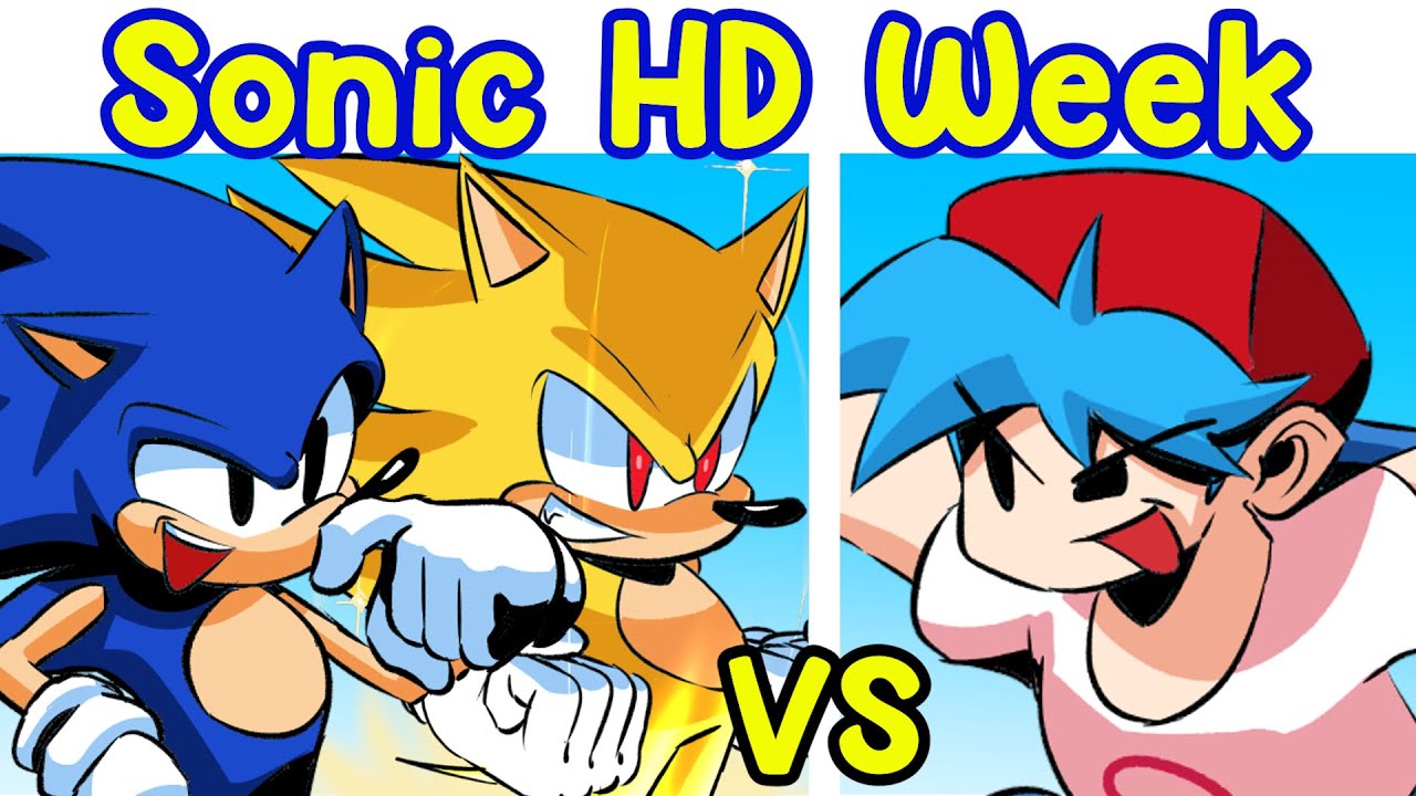 Friday Night Funkin' VS Sonic HD FULL WEEK + Cutscenes (FNF HD/Mod)