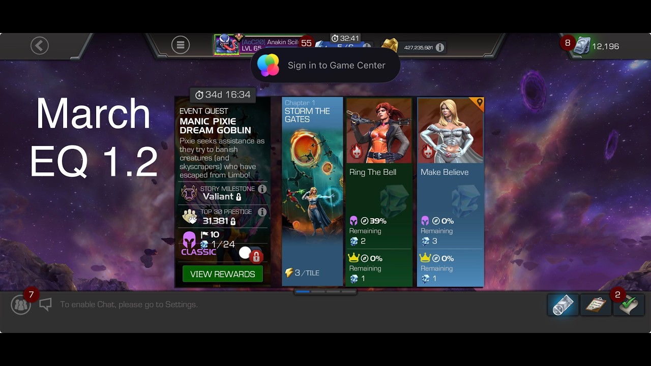 MCOC March EQ 1 2 Cosmic