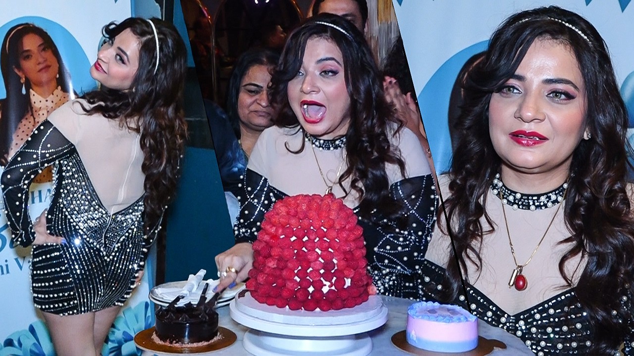 EYELINER Song Actress Vani Vashishthh Celebrate Her Birthday With Friends And Family