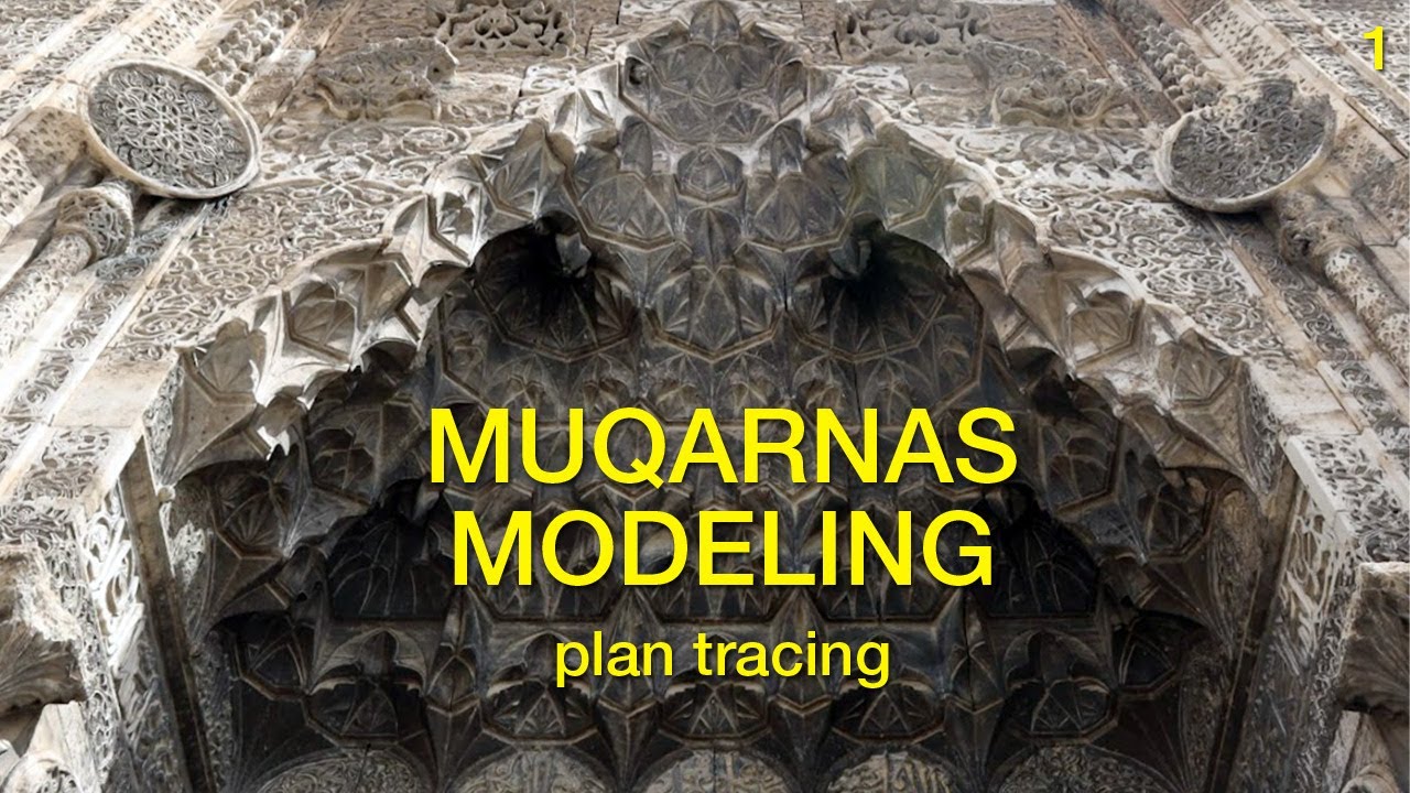 Muqarnas Modeling: Plan Tracing (Part 1)
