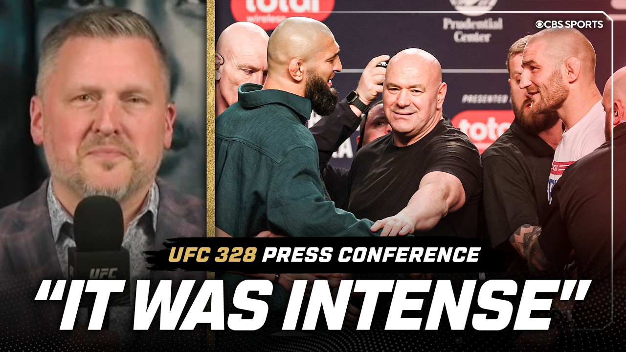 Sean Strickland and Khamzat Chimaev Get Heated at UFC 328 Press Conference | Biggest Takeaways