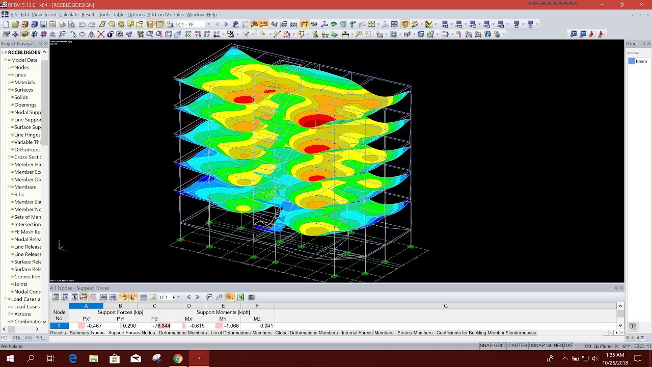 АНАЛИЗ И ПРОЕКТИРОВАНИЕ ЧЛЕНОВ RCC В DLUBAL RFEM