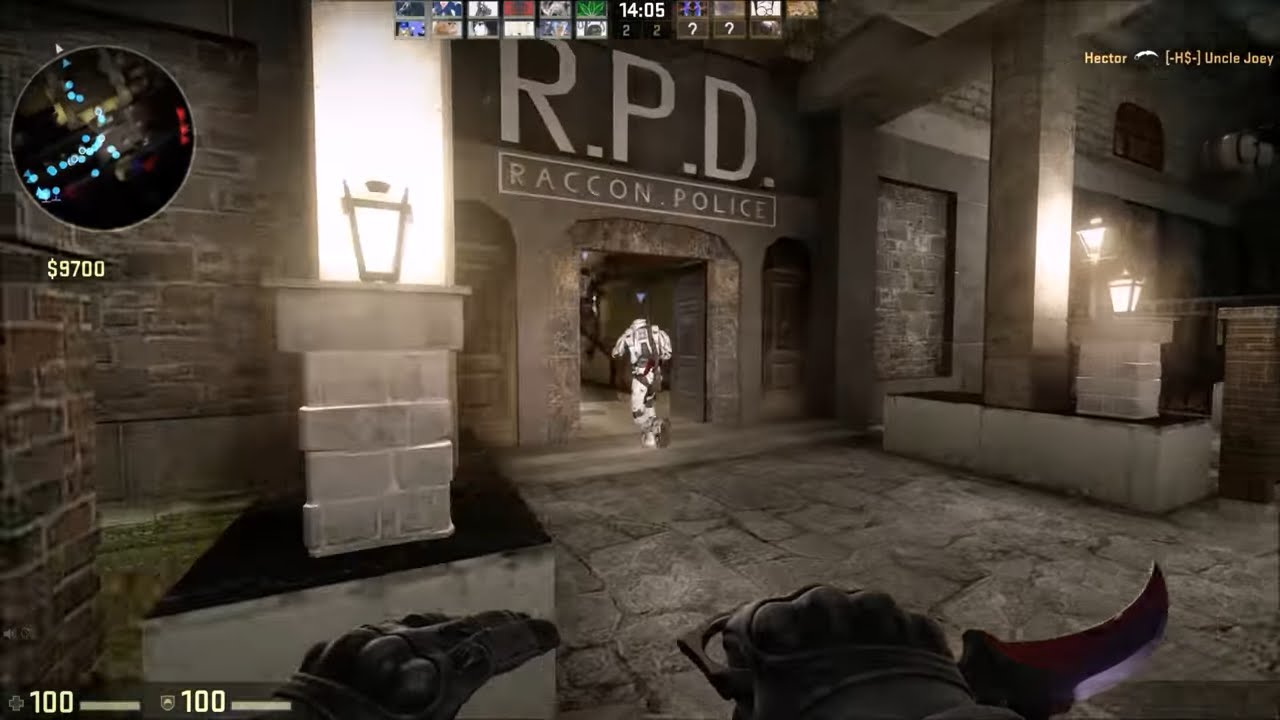 CS:GO - Zombie Escape Mod - ze_biohazard2_rpd_004_p3 - GFL