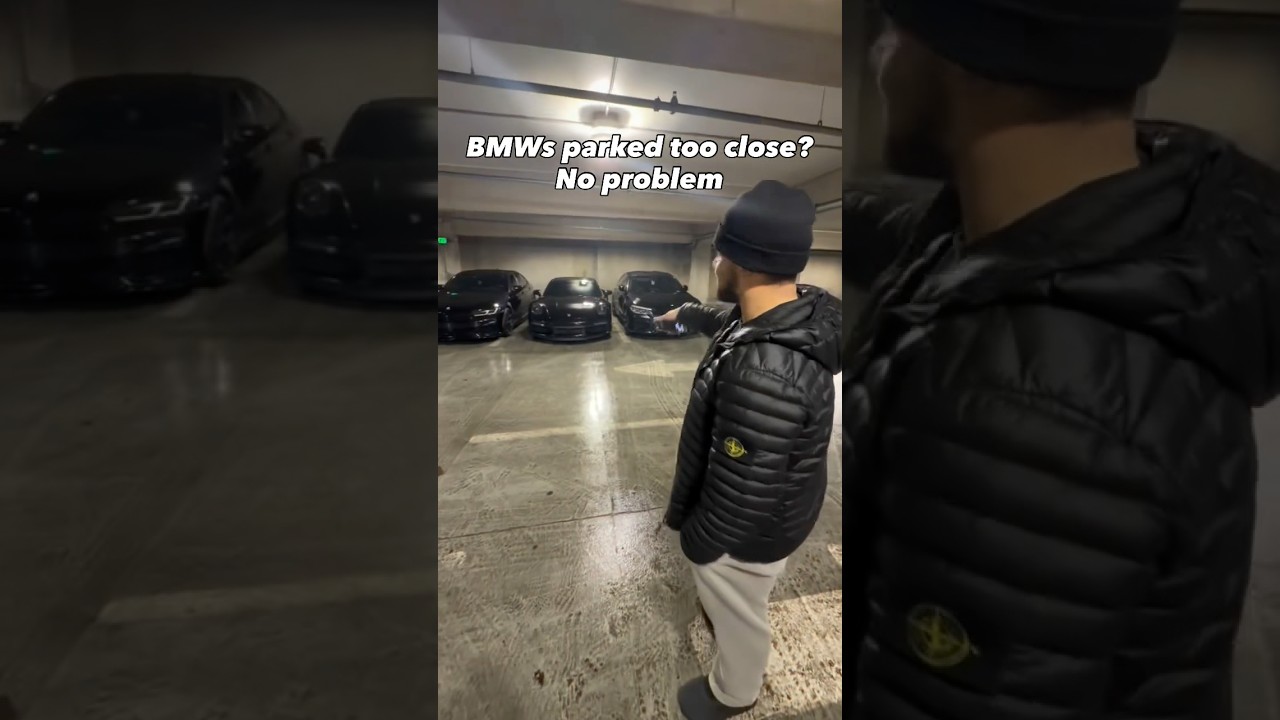 Basically an overly expensive RC car😂 #porsche #bmw