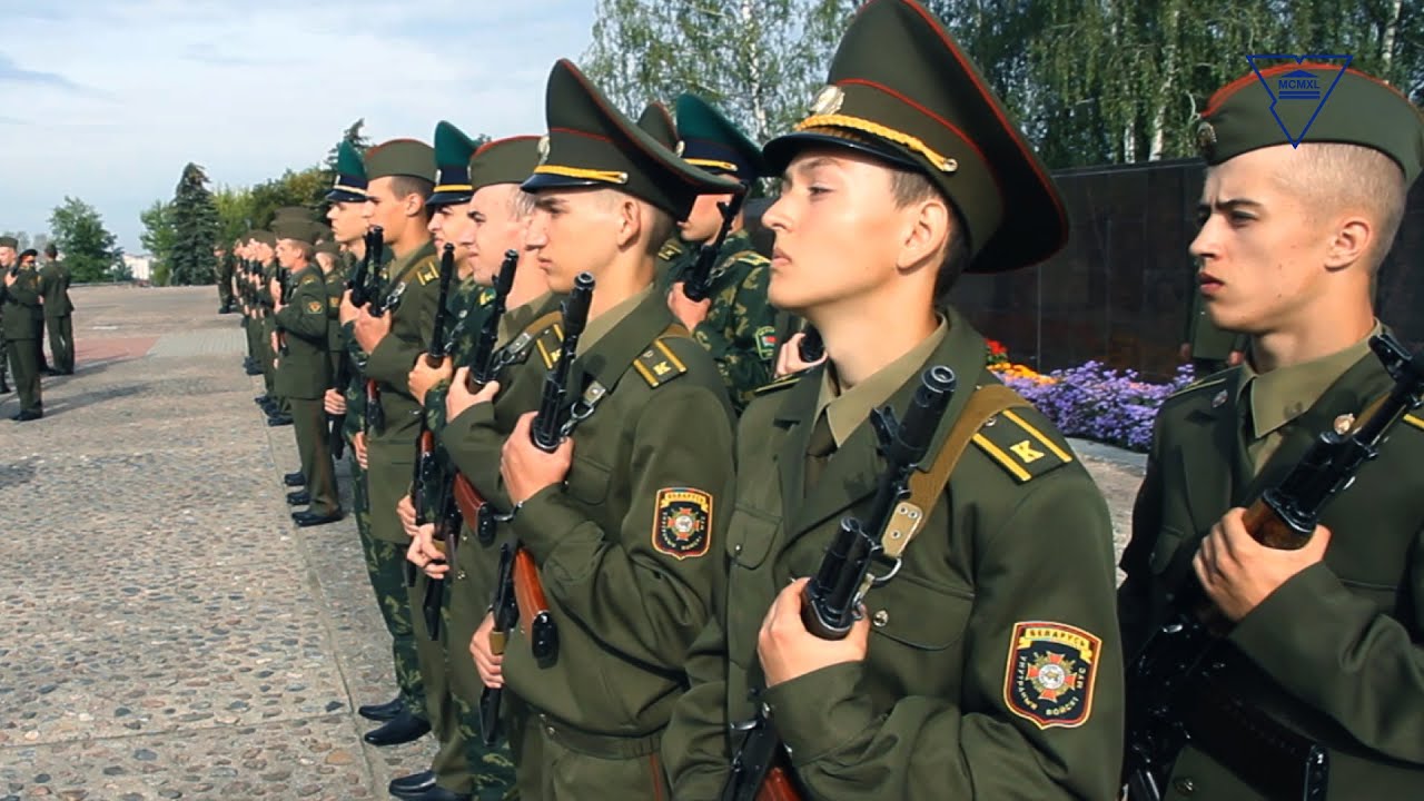 Курсанты военного факультета приняли присягу на верность Родине и белорусскому народу