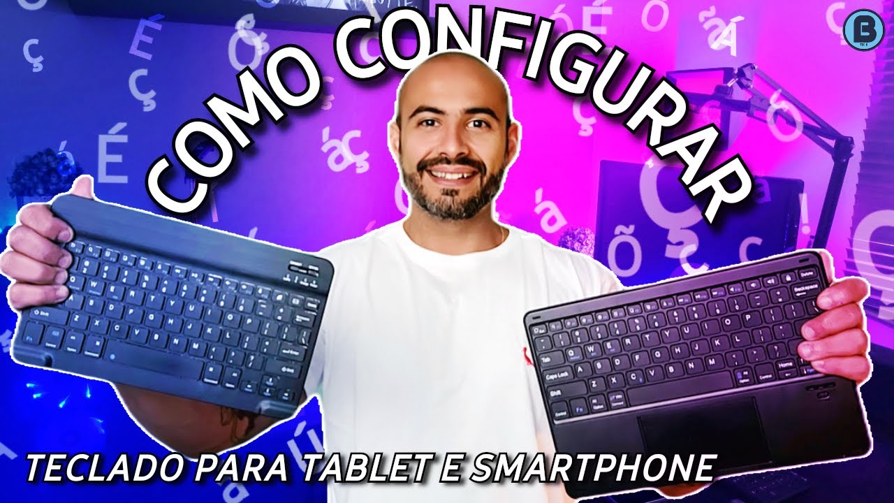 COMO CONFUGURAR TECLADO PARA TABLETS E SMARTPHONE| Á, É, Í, Ó, Ú Ç.... TAB S6 LITE E S7 FE #TUTORIAL