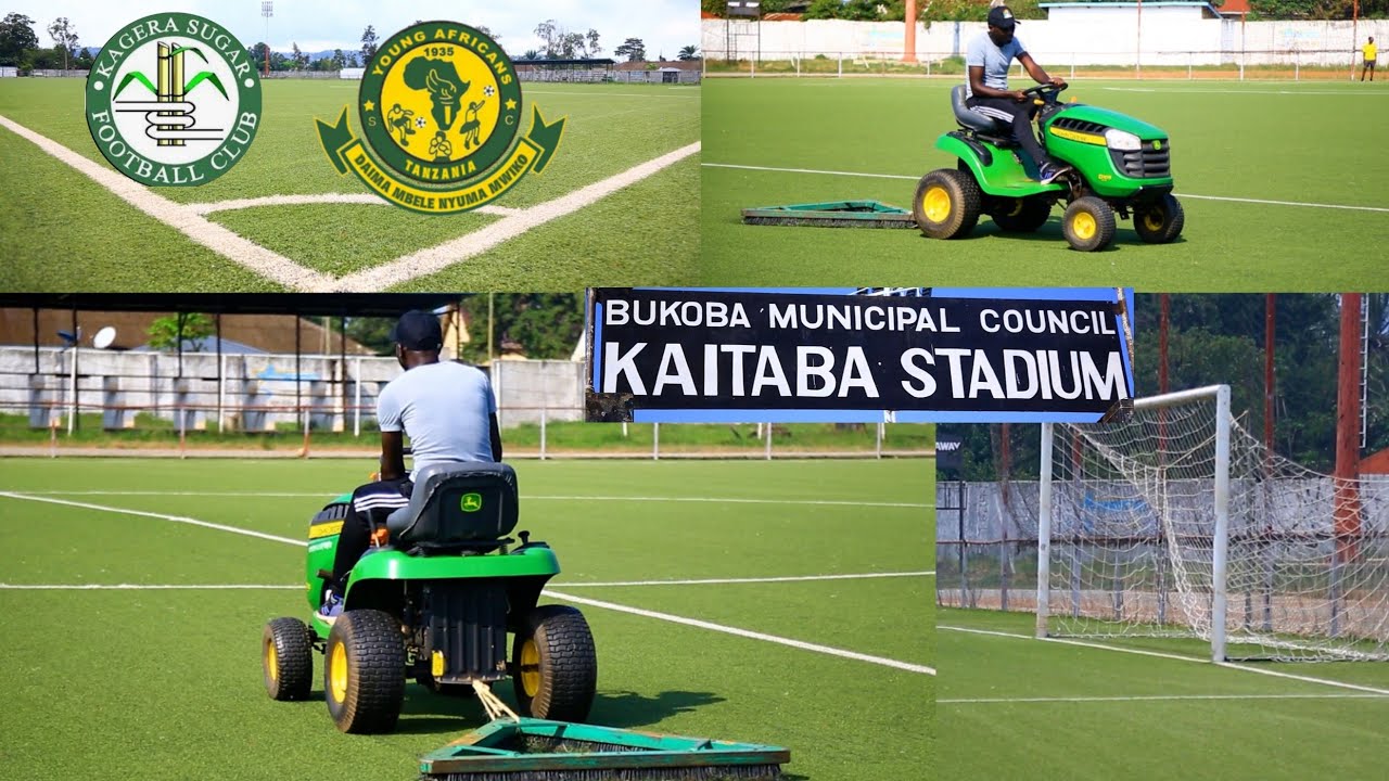 TAZAMA UWANJA WA KAITABA UKIFANYIWA MABORESHO KUELEKEA MECHI YA KAGERA SUGAR VS YANGA BALAA ZITO....