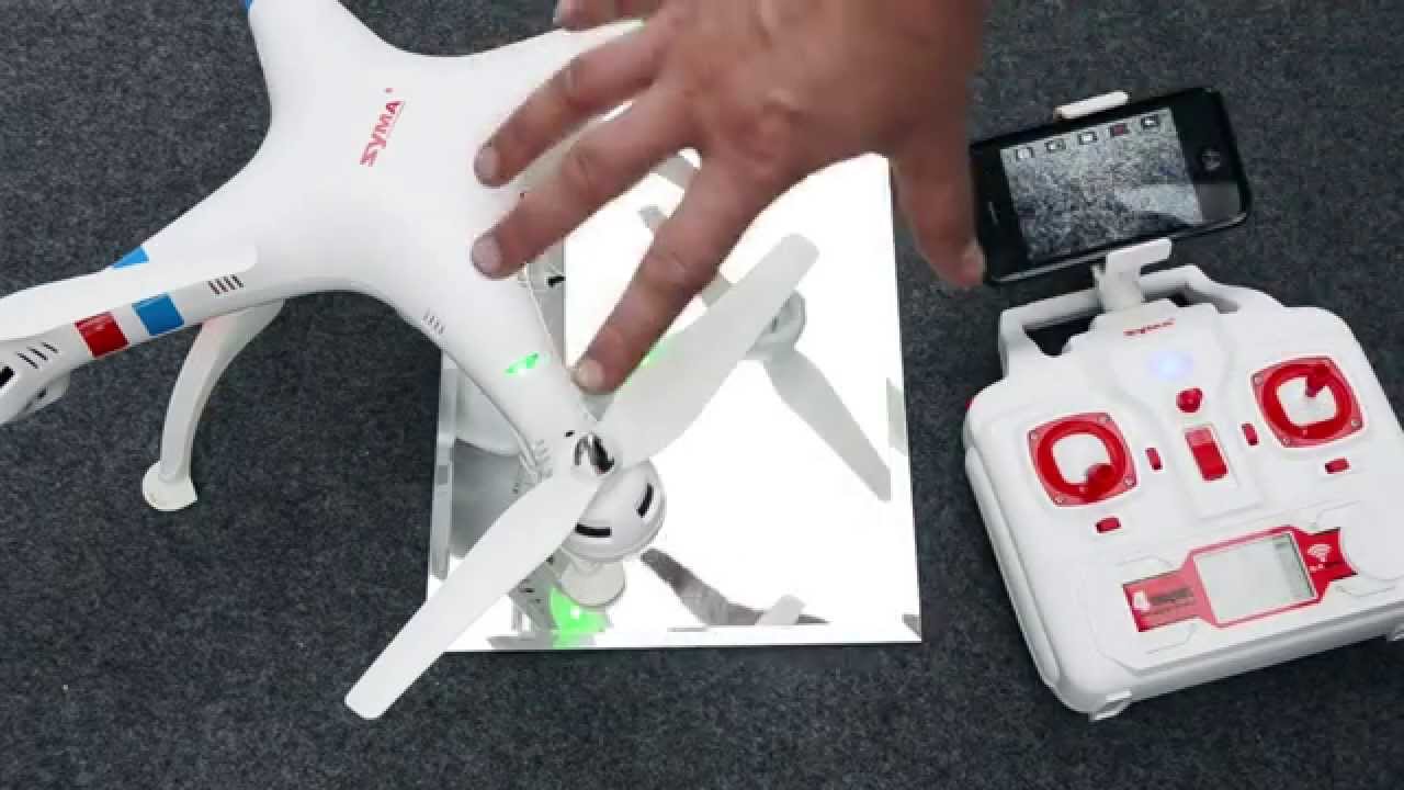 Краткое руководство и обзор квадрокоптера Syma X8W FPV