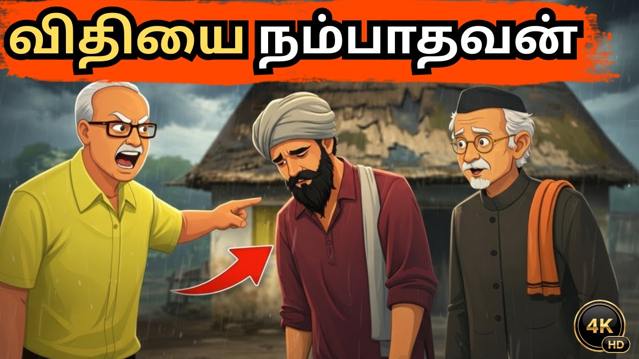 Tamil Stories - விதியை நம்பாதவன் | Stories in Tamil | Tamil Moral Stories | Needhi Kadhaigal