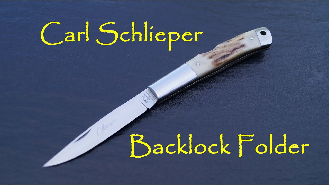 Eye Brand Carl Schlieper Taschenmesser Special Folding Stag Knife Hirschhorn Solingen / Seki Japan