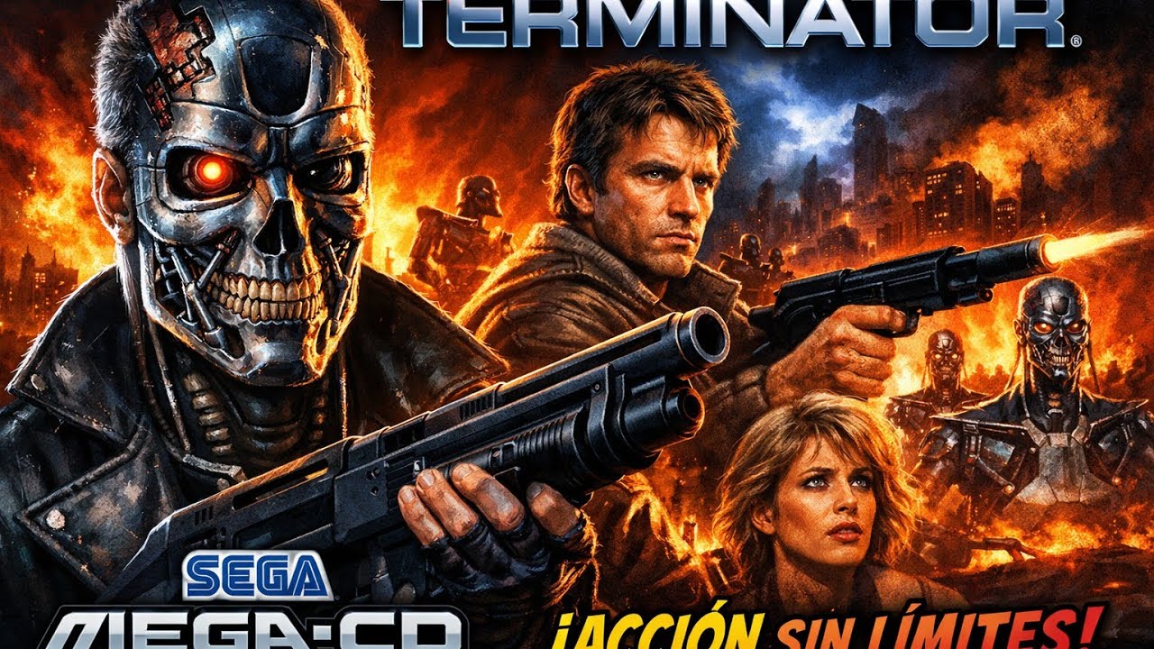 Terminator para Sega CD. un juego epico. #retrogaming #retro #megadrive #mastersystem #MegaCD