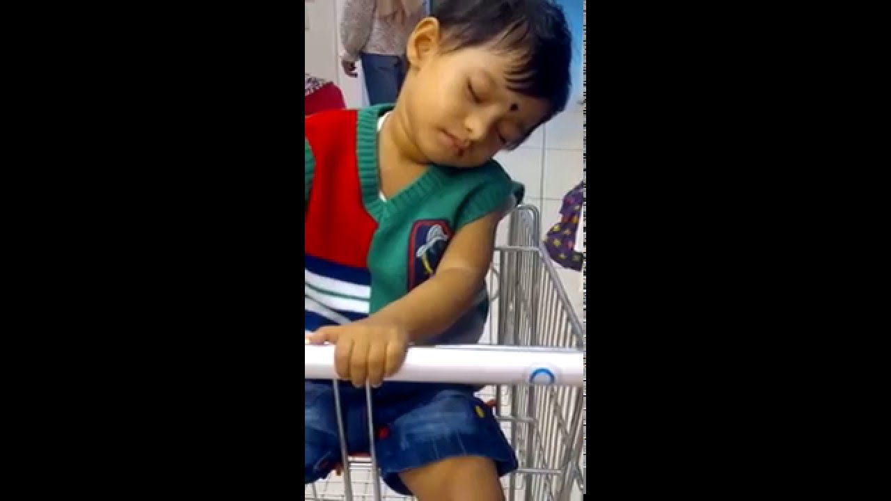 Cute Kid-Shreyanshi drowzing in E-max Oman....